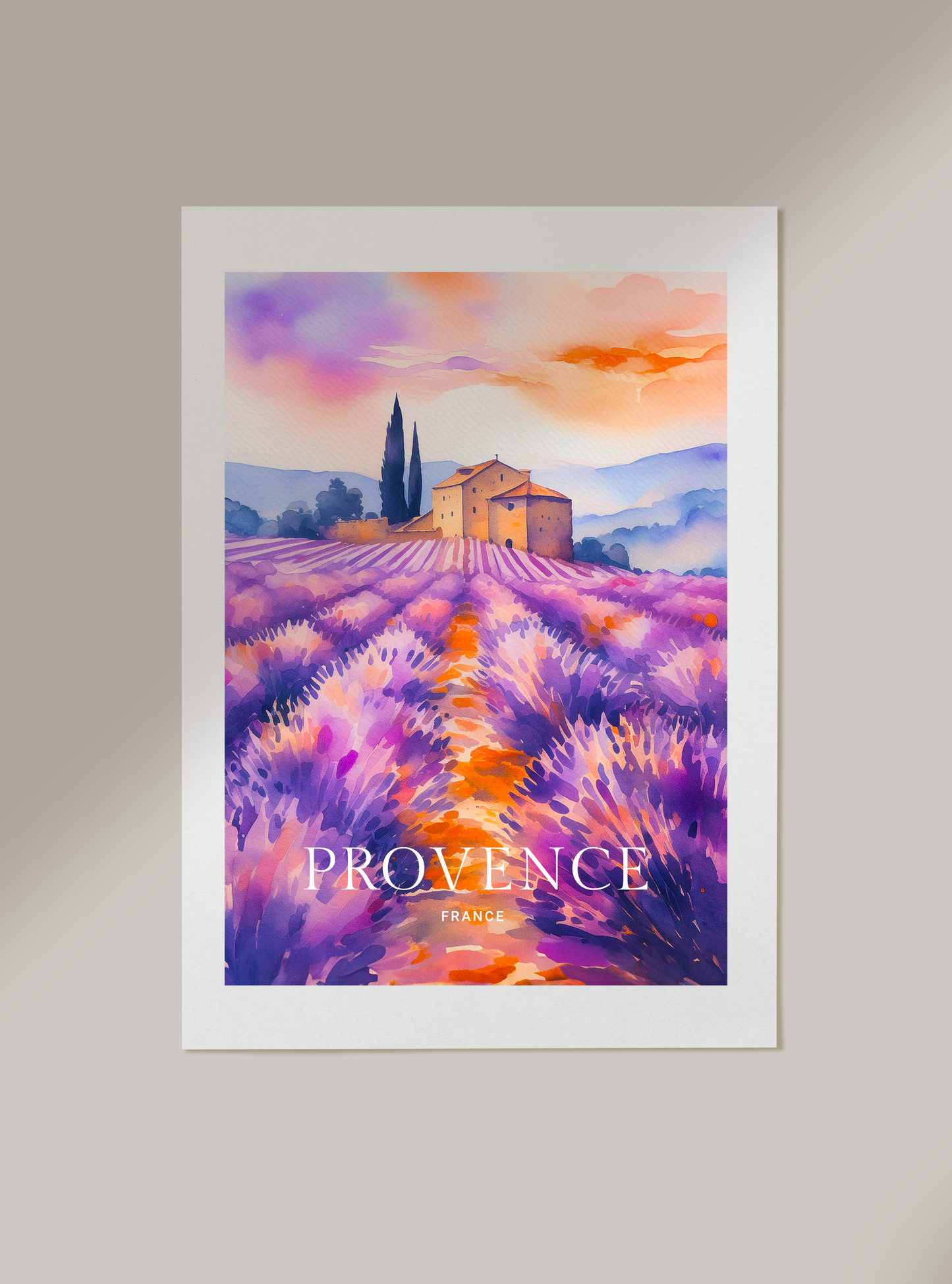 Illustration A4 "La Provence"